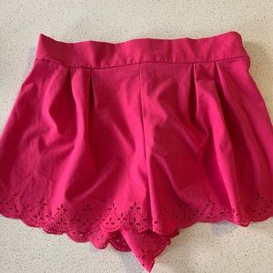 Pink shorts